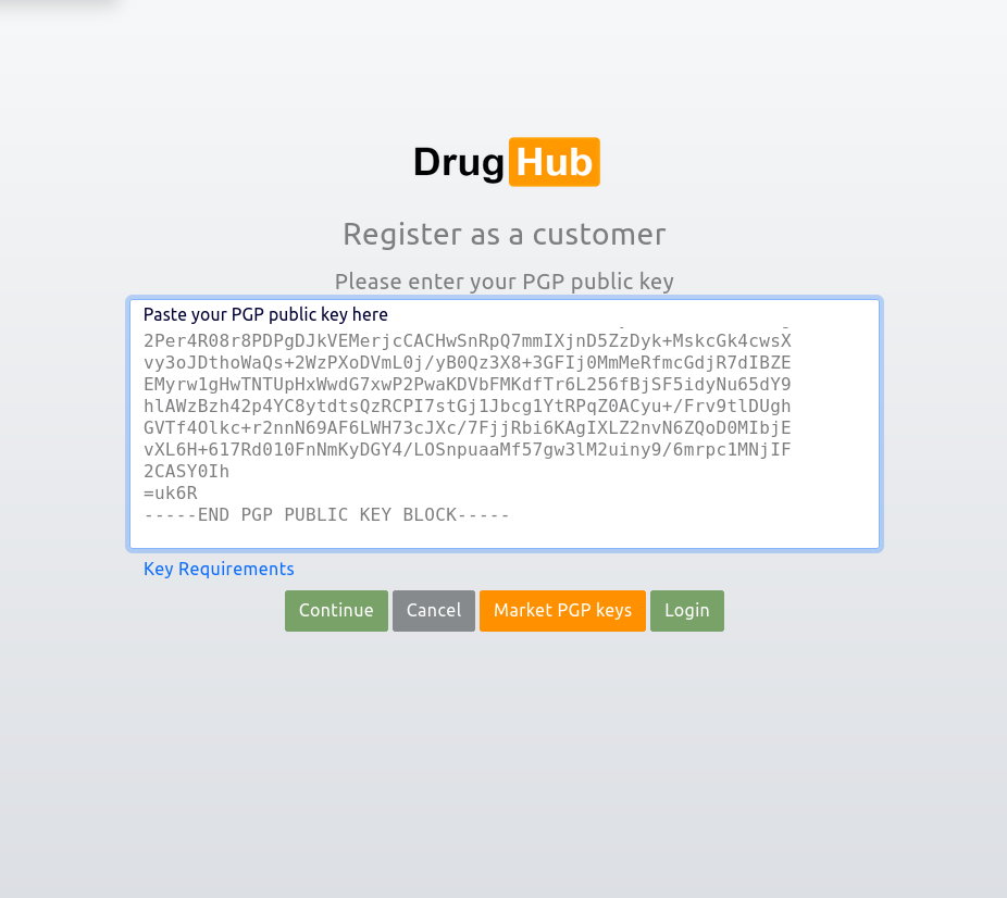 Registration Window